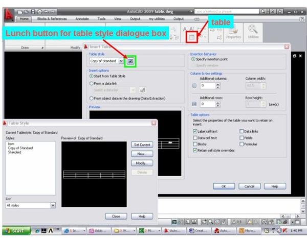 创建Autocad XY表的对象Autocad提示和技巧，教程光明枢纽工程